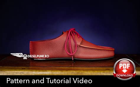 Moccasins Pattern - Shoe Templates - Leather DIY - Pdf Download ...