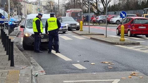 Praga Południe Potrącenie pieszej na przejściu dla pieszych TVN Warszawa