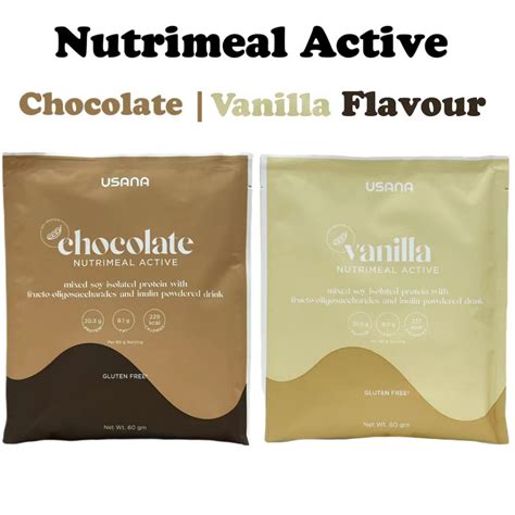 Usana Nutrimeal Active Meal Replacement Shake Vanilla Chocolate