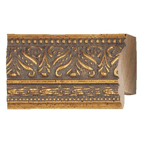 Picture Frame Moulding Wood Ornate Gold Finish Width