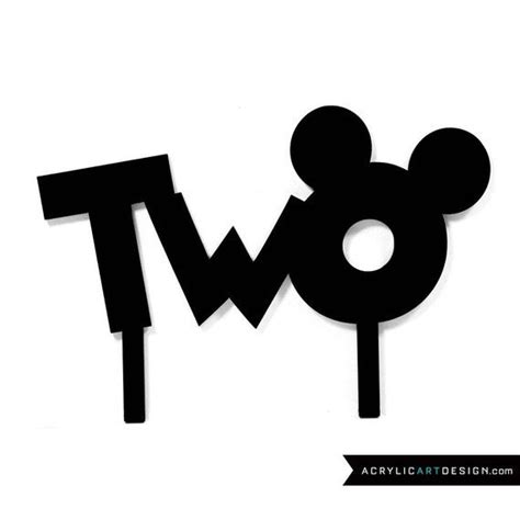 Mickey Mouse Cake Topper Printable