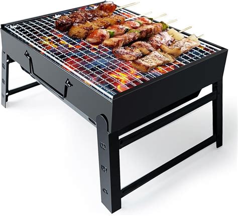 BBQ Barbecue Grill Portable Foldable Charcoal Grill For Outdoor