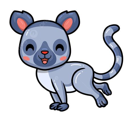 Cute Lemur Vector Hd Png Images Cute Happy Little Lemur Cartoon