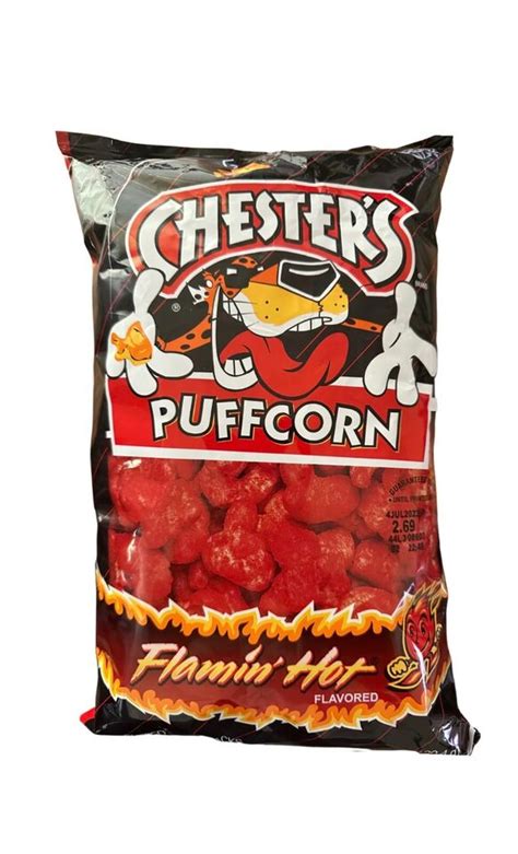 4 Pack Chesters Puffcorn Snack Flaming Hot 425 Oz Each Ebay