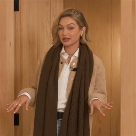 Gigi Hadid Reveals Exactly How She Layers Her Coziest…