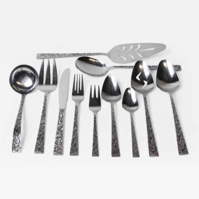 Towle Silver - Towle Silver Supreme Cutlery Co. Aquarius (Stainless) Pattern, Japan, 1960