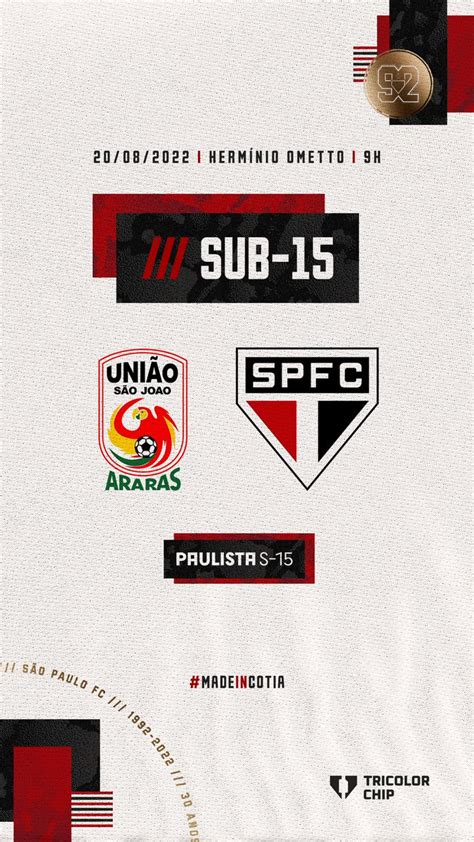 São Paulo FC on Twitter Sub 15 e Sub 17 começam a terceira fase do