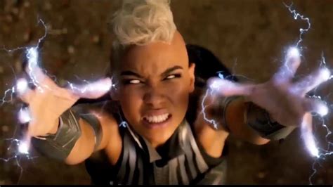 Storm Actress on Upgraded Powers and Turning to the Dark Side - YouTube