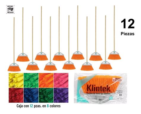 Kit Escobas De Vinilo Tipo Abanico Grande Klintek Env O Gratis