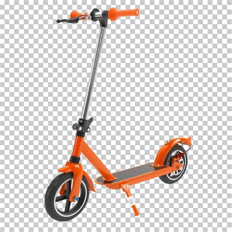 Kick Scooter Isolated On Transparent Background Premium AI Generated PSD