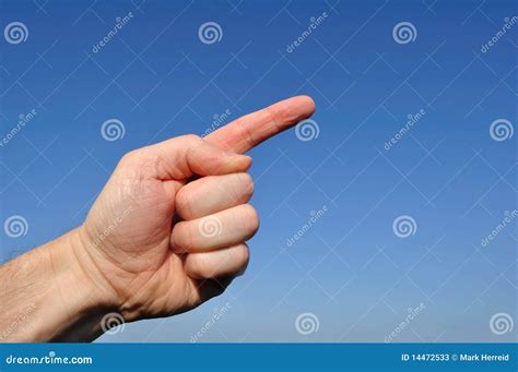 Hand Pointing Up Stock Photos - Image: 14472533