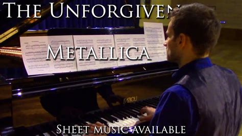 Metallica The Unforgiven Advanced Piano Cover Arr Yannick