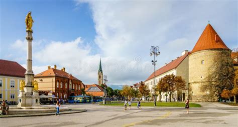 Buildings In The City Center Of Zagreb, Croatia. Architecture Of ...