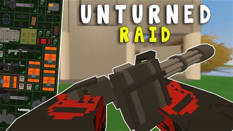 I Got The Strongest Modded Raiding Weapons Unturned Base Raid 1