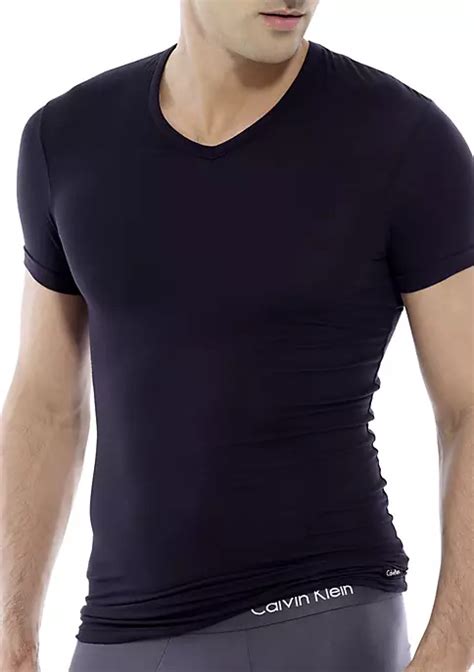 Calvin Klein Micro Modal Short Sleeve V Neck Tee Belk