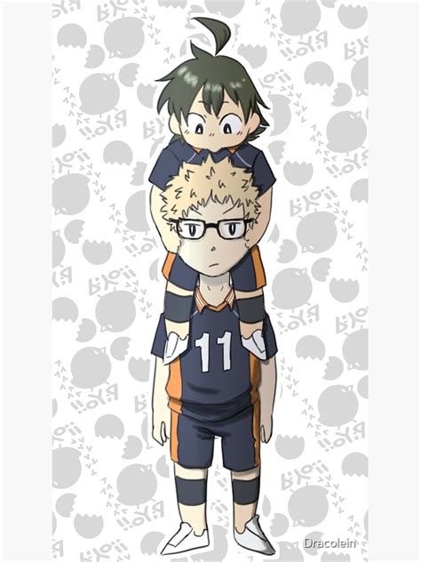 "Tsukishima Kei x Yamaguchi Tadashi Haikyu" Poster by Dracolein | Redbubble