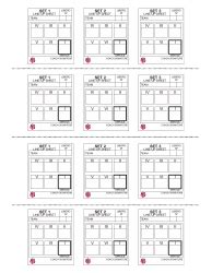 Volleyball Lineup Sheets PDF templates. download Fill and print for ...