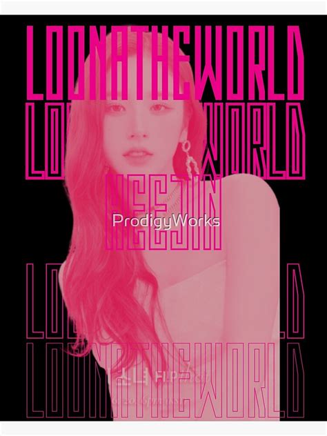 HEEJIN FROM LOONA FLIP THAT ERA WORLD TOUR Poster For Sale By