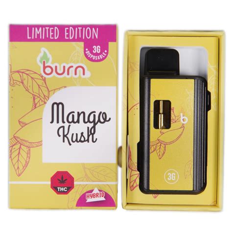 Burn Mango Kush 3 Grams Disposable Vape Buy Weed Online Online