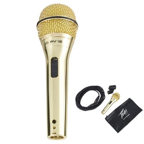 Peavey PVI II Microphone Gold XLR XLR GigGear