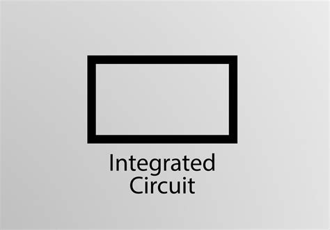 Premium Vector | Integrated circuit engineering symbol, vector symbol ...