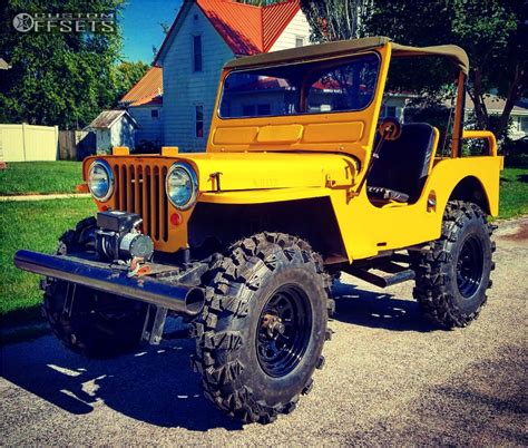 Wheel Offset 1949 Jeep Cj5 Aggressive 1 Outside Fender Body Lift 3