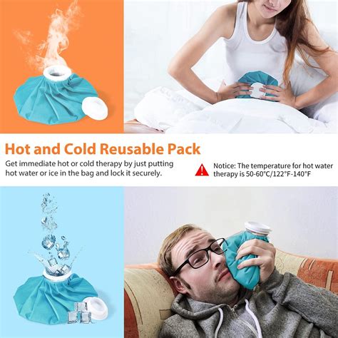 Ohuhu Hot Cold Ice Pack Reusable Ice Bag Pack Hot Cold Therapy For Knee Leg Injury