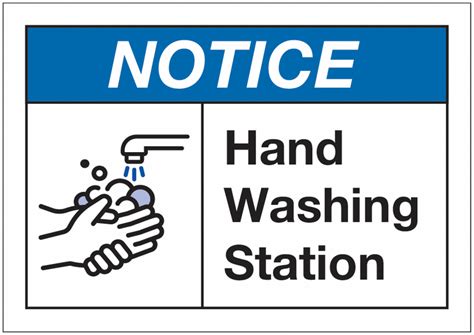 Notice: Hand Washing Station Sign | Seton