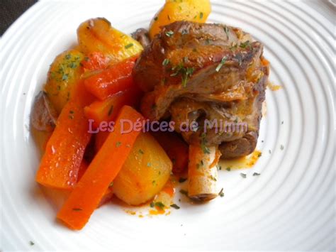 Souris D Agneau Confites Carottes Et Pommes De Terre Recette Ptitchef