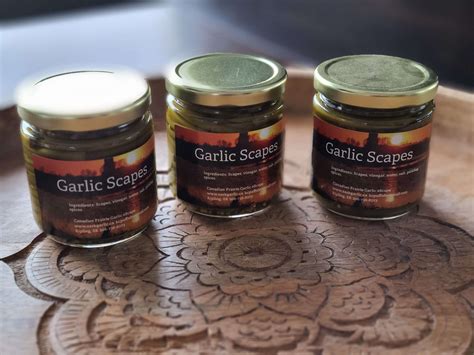 Pickled Garlic Scapes | Canadian Prairie Garlic eScape - Saskatchewan ...