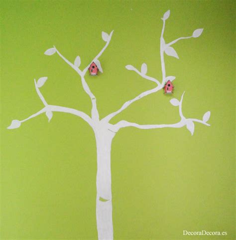 Pintar Un Rbol En La Pared Decora Decora