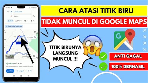 Cara Mengatasi Titik Biru Tidak Muncul Di Google Maps HP YouTube