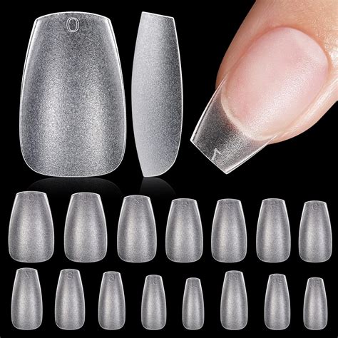 Amazon Tomicca Coffin Nail Tips Short Soft Gel Nail Tips