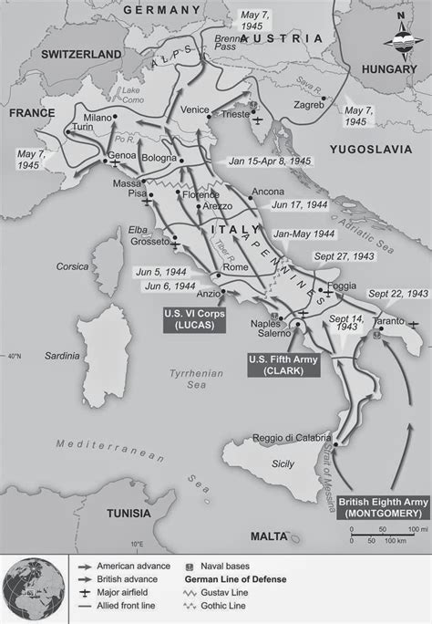 The War in Italy 1943-45 and Environs…