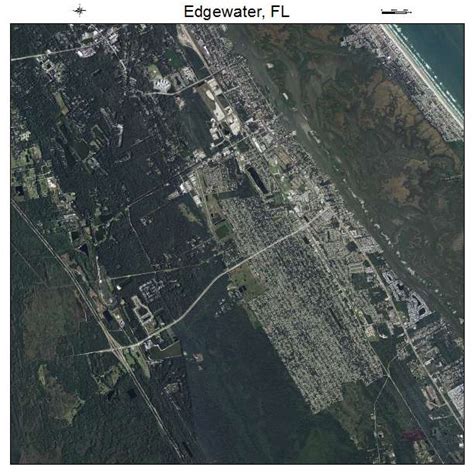 Aerial Photography Map of Edgewater, FL Florida