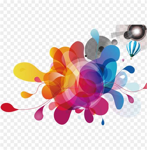 light graphic color creative colores diseño grafico PNG image with