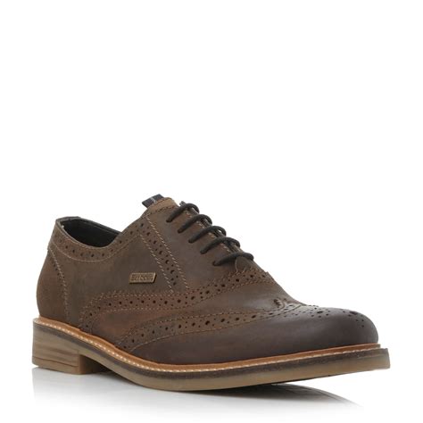 Barbour Redcar Casual Lace Up Brogues in Brown for Men | Lyst