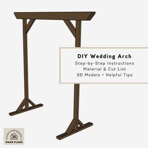 DIY Wedding Arch Project Building Plans PDF Download - Etsy