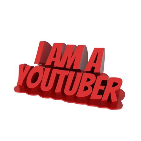 Free Stl File I Am A Youtuber 3d Text 🎨・3d Print Design To Download・cults