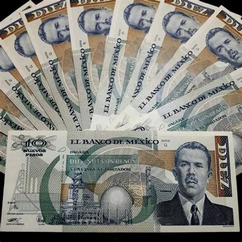 1 Billete De 10 Nuevos Pesos Totalmente Nuevo De Familia B En Venta En