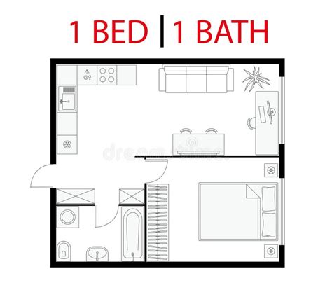 Floor Plan One Bedroom Flat Top 7 One Bedroom House Plans To Help You