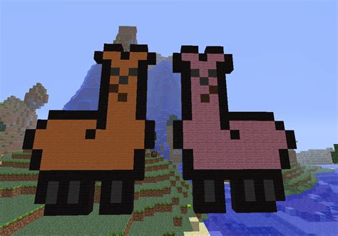 Minecraft Llamas By I Am Crazyp On Deviantart