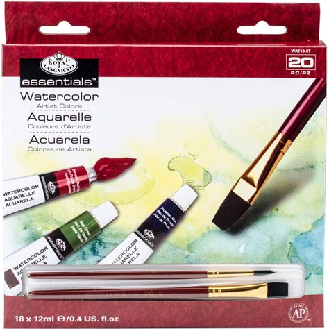 Royal & Langnickel(R) essentials(TM) Watercolor Paints 12ml-20/Pkg ...