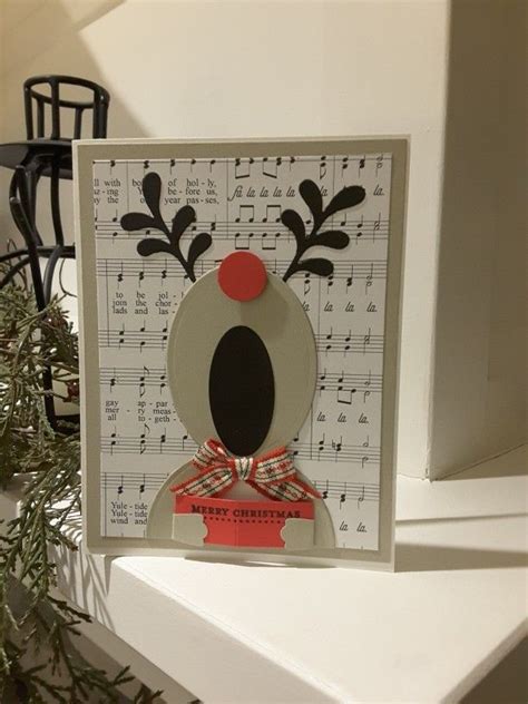 Handmade Reindeer Christmas Card