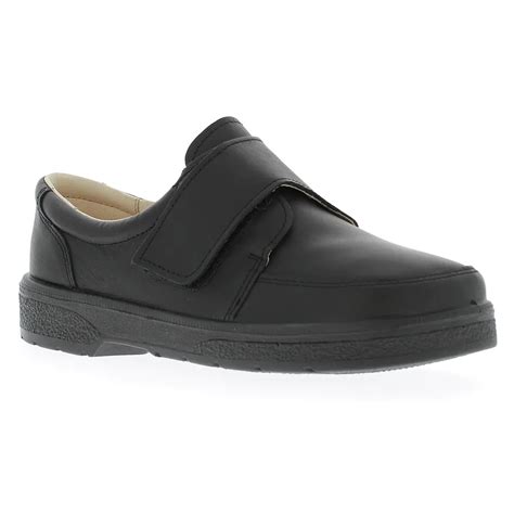 Chaussure Confort Homme Epur Rudo Velcro Noir Podexpert