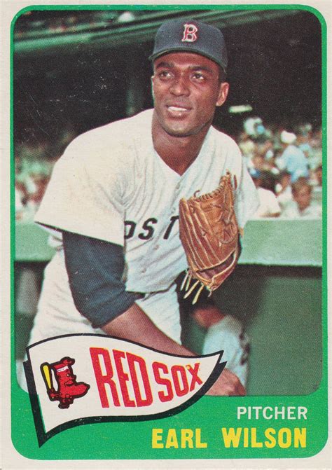 1965 Topps 42 Earl Wilson Boston Red Sox