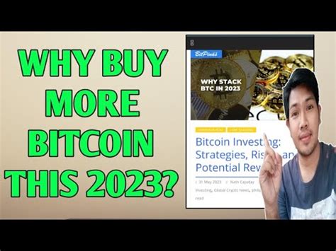 Why Buy More Bitcoin In Risk And Rewards Sa Pag Buy And Hold Ng