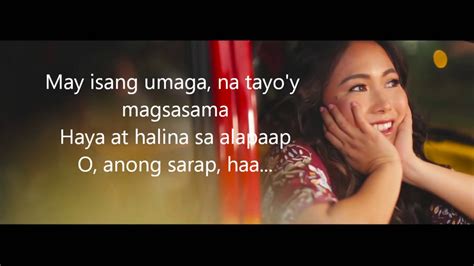 Alapaap Lyrics Yeng Constantino And Harana Youtube