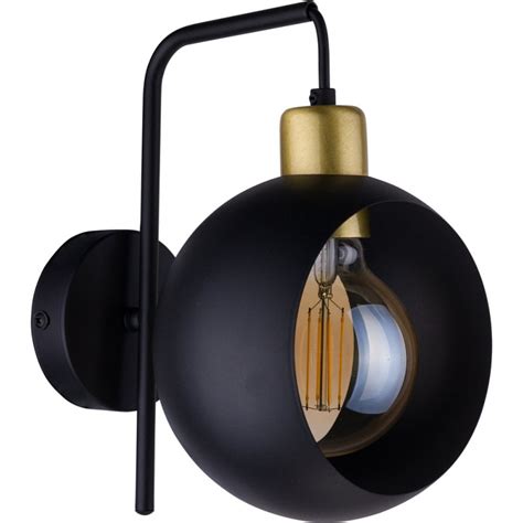 Polish And Stylish Cyklop Black Wall Lamp TK Lighting