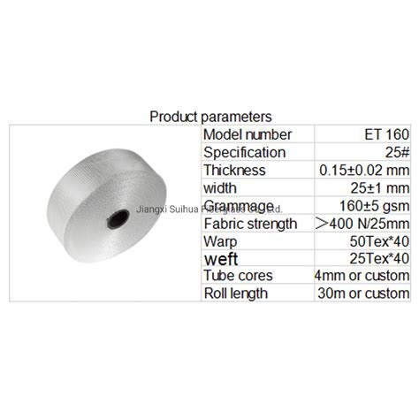 Alkali Free Electric Thermal Insulation Flame Retardant Fiberglass Tape